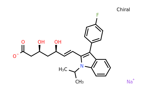 94061-81-1 | Sodium (3S,5R,E)-7-(3-(4-fluorophenyl)-1-isopropyl-1H-indol-2-yl)-3,5-dihydroxyhept-6-enoate