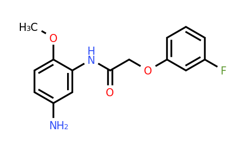 953896-36-1 | N-(5-Amino-2-methoxyphenyl)-2-(3-fluorophenoxy)acetamide