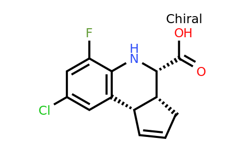 (3aR,4S,9bS)-8-Chloro-6-fluoro-3a,4,5,9b-tetrahydro-3H-cyclopenta[c]quinoline-4-carboxylic acid