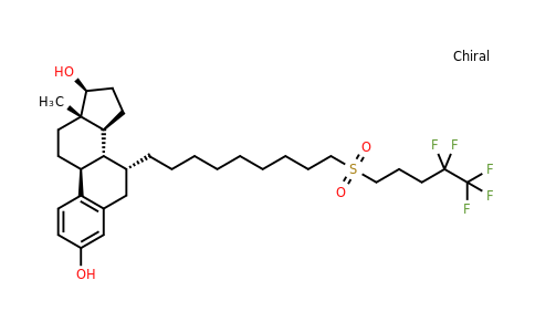 (7R,8R,9S,13S,14S,17S)-13-Methyl-7-[9-(4,4,5,5,5-pentafluoropentylsulfonyl)nonyl]-6,7,8,9,11,12,14,15,16,17-decahydrocyclopenta[a]phenanthrene-3,17-diol