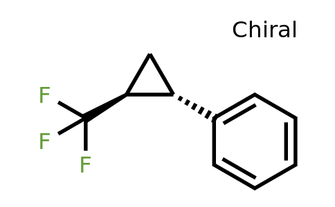 (+/-)-(trans-2-(trifluoromethyl)cyclopropyl)benzene